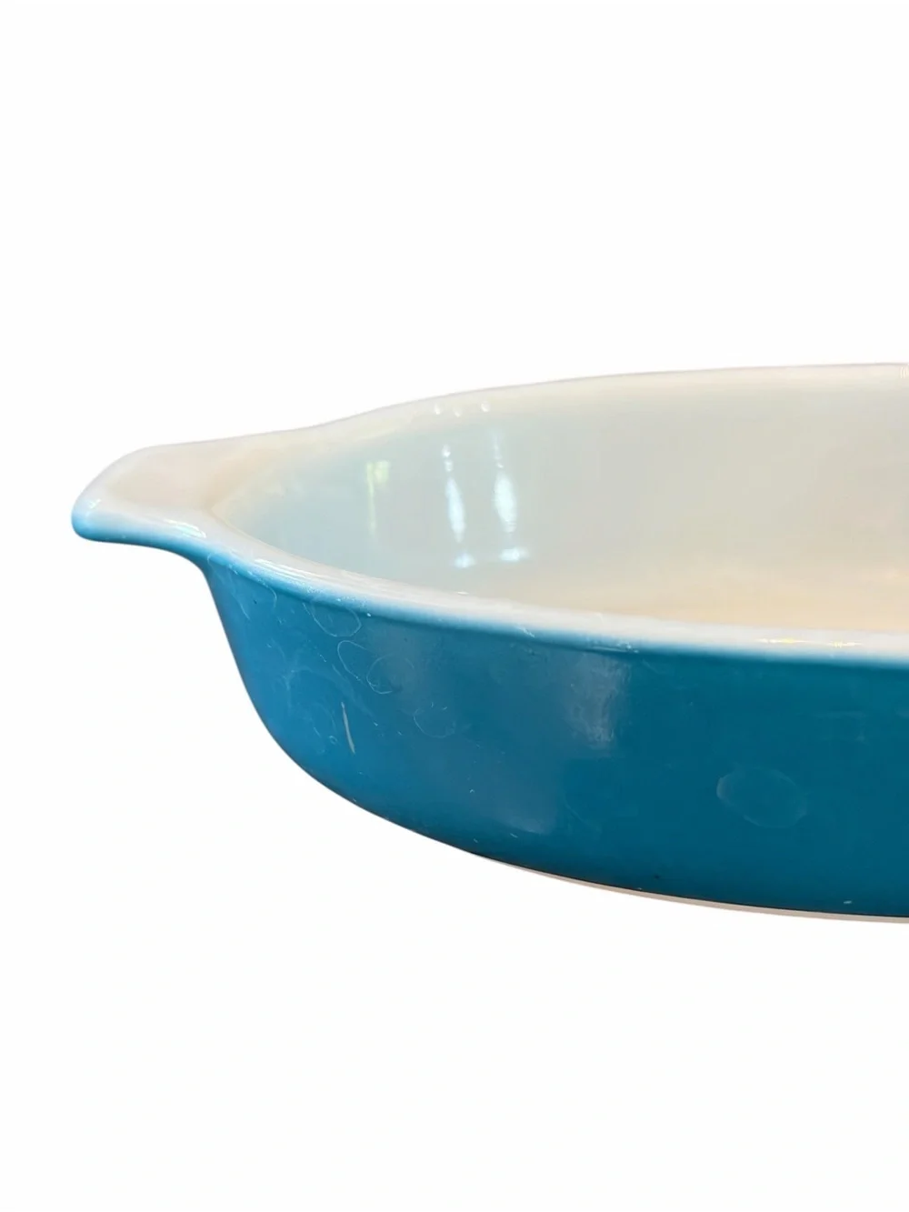 Vintage Pyrex 700 Horizon Blue Pixie Dish 10 oz Oval Au Gratin Casserole USA